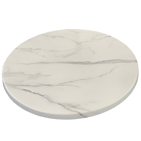 700mm Round Heatproof Table Top - VOLAKAS MARBLE